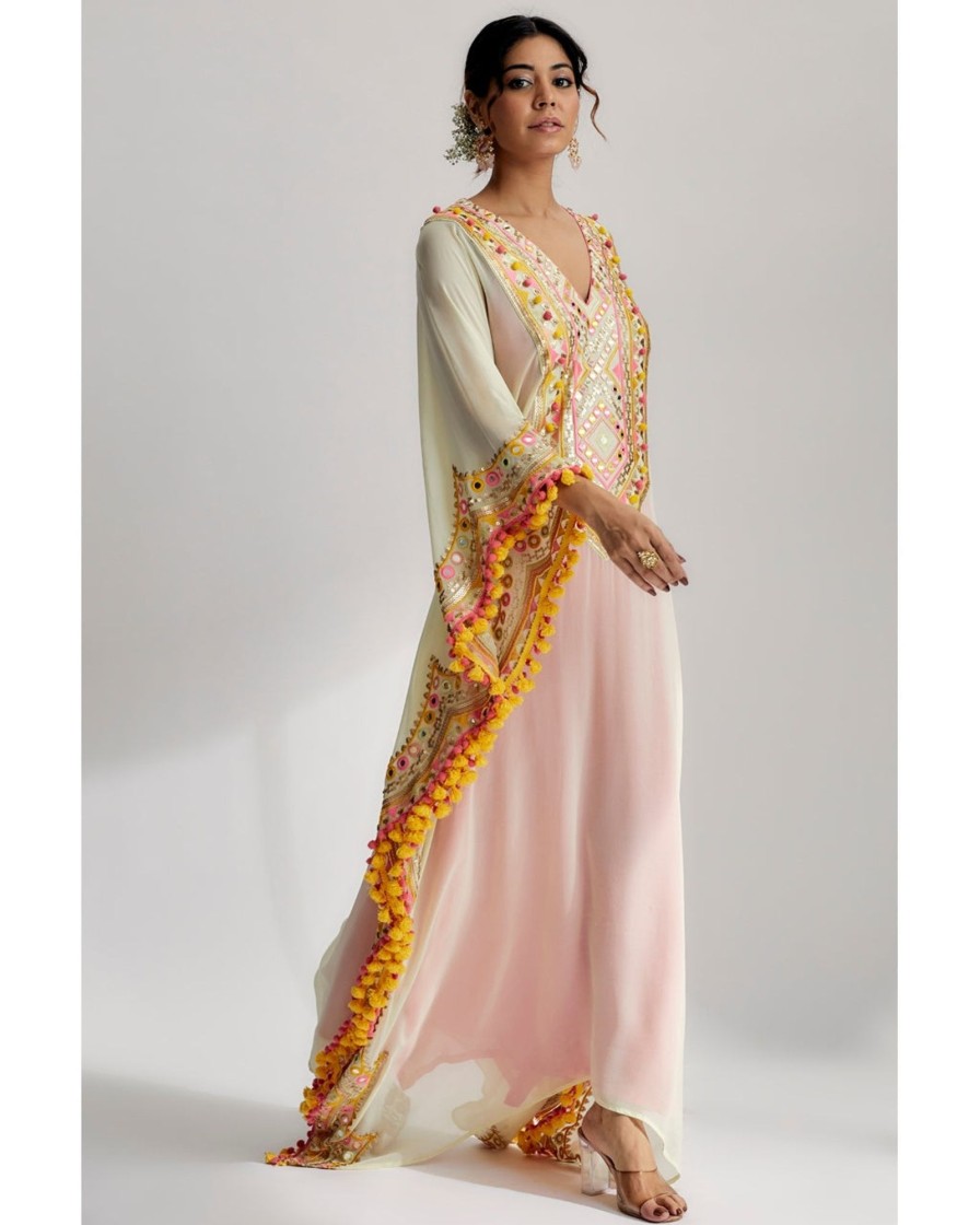 Womens Gopi Vaid | Miraan Scallop Kaftan