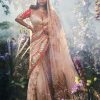 Bridal Papa Don't Preach | Ivory And Red Sari Set