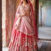 Bridal Dolly J | Eris Red Raw Silk Bridal Lehenga