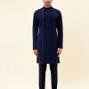 Mens SVA Menswear | Blue Volvo Kurta Set