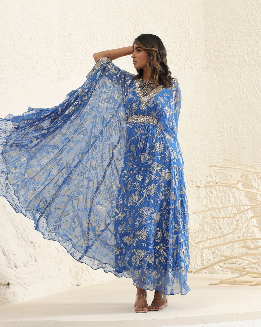 Womens KYNAH | Spellbound Kaftan In Blue