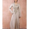 Womens Payal Singhal | Gray Bagh Embroidered Kaftan