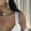 Womens KYNAH x Dhora India | Chand Phool Haar Necklace