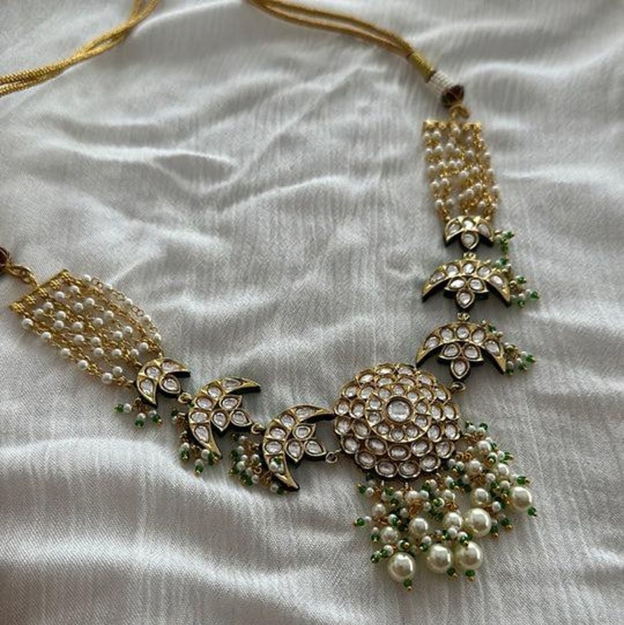 Womens KYNAH x Dhora India | Chand Phool Haar Necklace