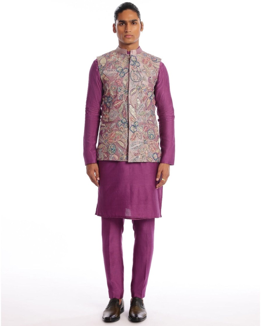 Mens Aisha Rao Menswear | Heliotrope Kurta Set