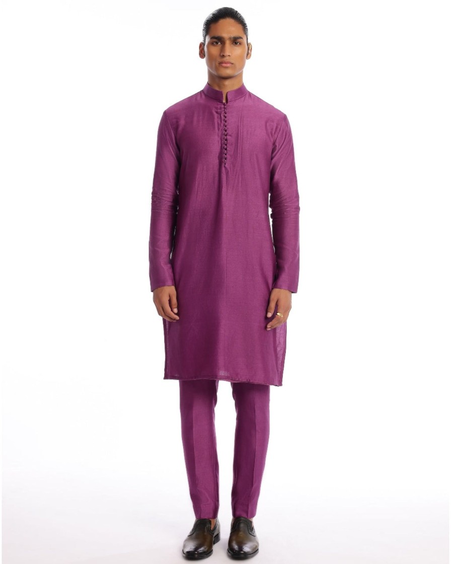 Mens Aisha Rao Menswear | Heliotrope Kurta Set