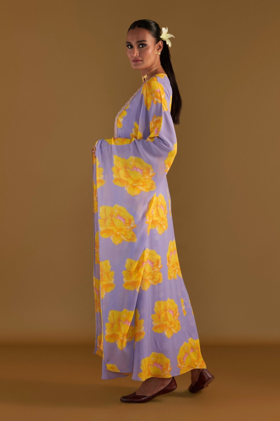 Womens House of Masaba | Lilac Sunshine Mimosa Cover-Up Kaftan