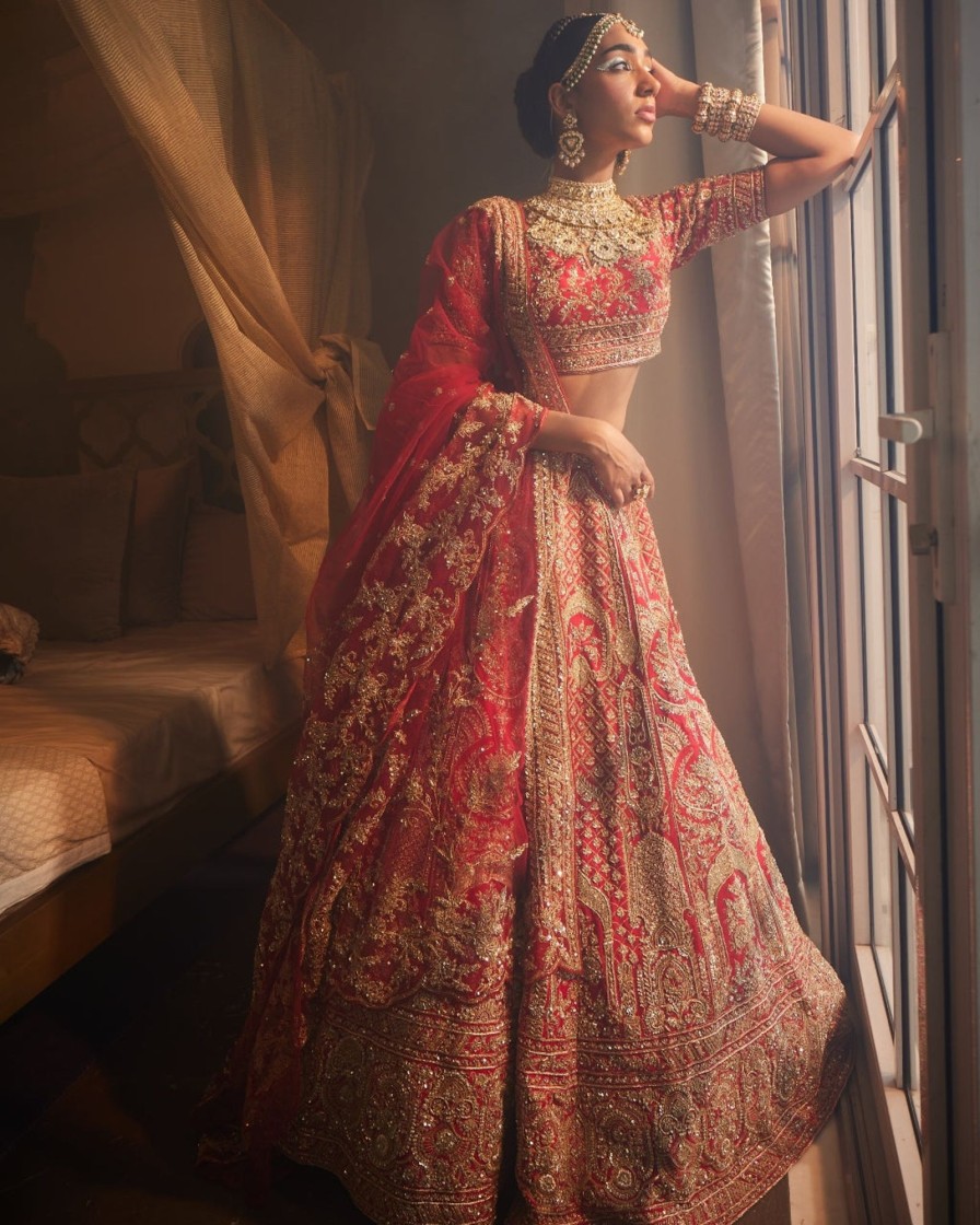 Bridal Kalighata | Elnaz Lehenga Set