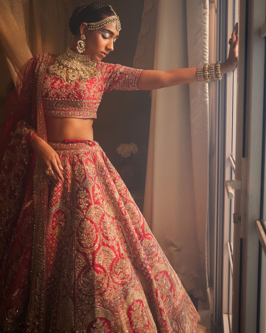 Bridal Kalighata | Elnaz Lehenga Set