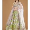 Womens Aisha Rao | Green Naznin Lehenga Set