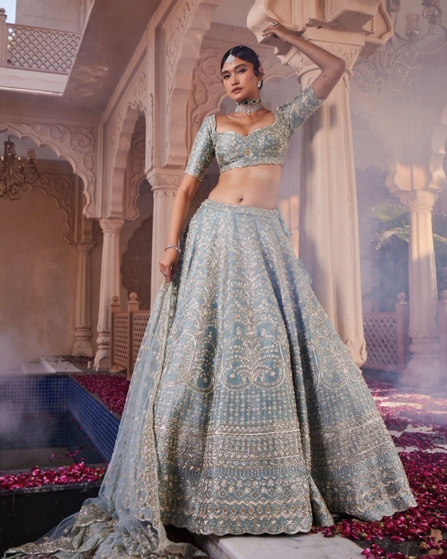 Bridal Kalighata | Margrette Lehenga Set