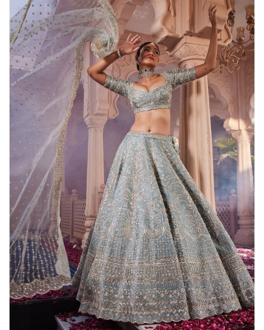 Bridal Kalighata | Margrette Lehenga Set