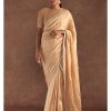 Womens House of Masaba | Beige Crushed Honeycomb Sari