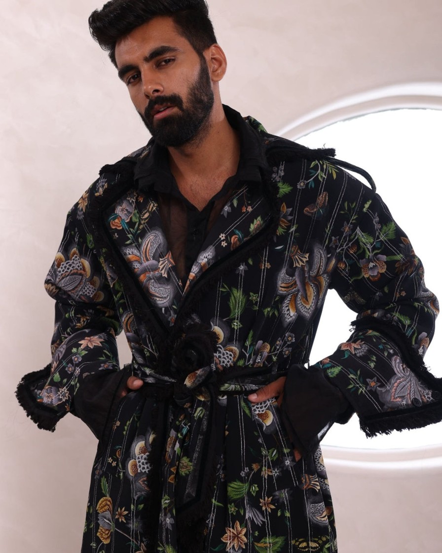 Mens Mahima Mahajan Mens | Aham Trench Coat Set