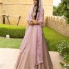 Womens Arpita Mehta | Pink Baby Orchid Embroidered Lehenga Set