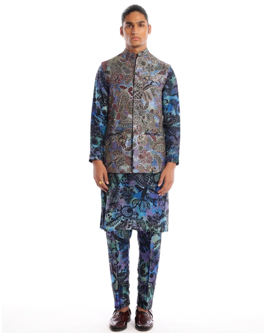 Mens Aisha Rao Menswear | Kaleido Kurta Set