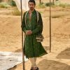 Mens Punit Balana Menswear | Kacha Aam Kurta Paired With Dushala U0026 Churidar