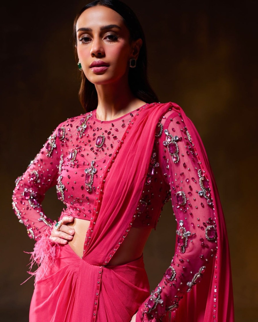 Womens Divya Aggarwal | Diana In Fuchsia