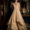 Bridal Seema Gujral | Nude High-Low Sharara Set