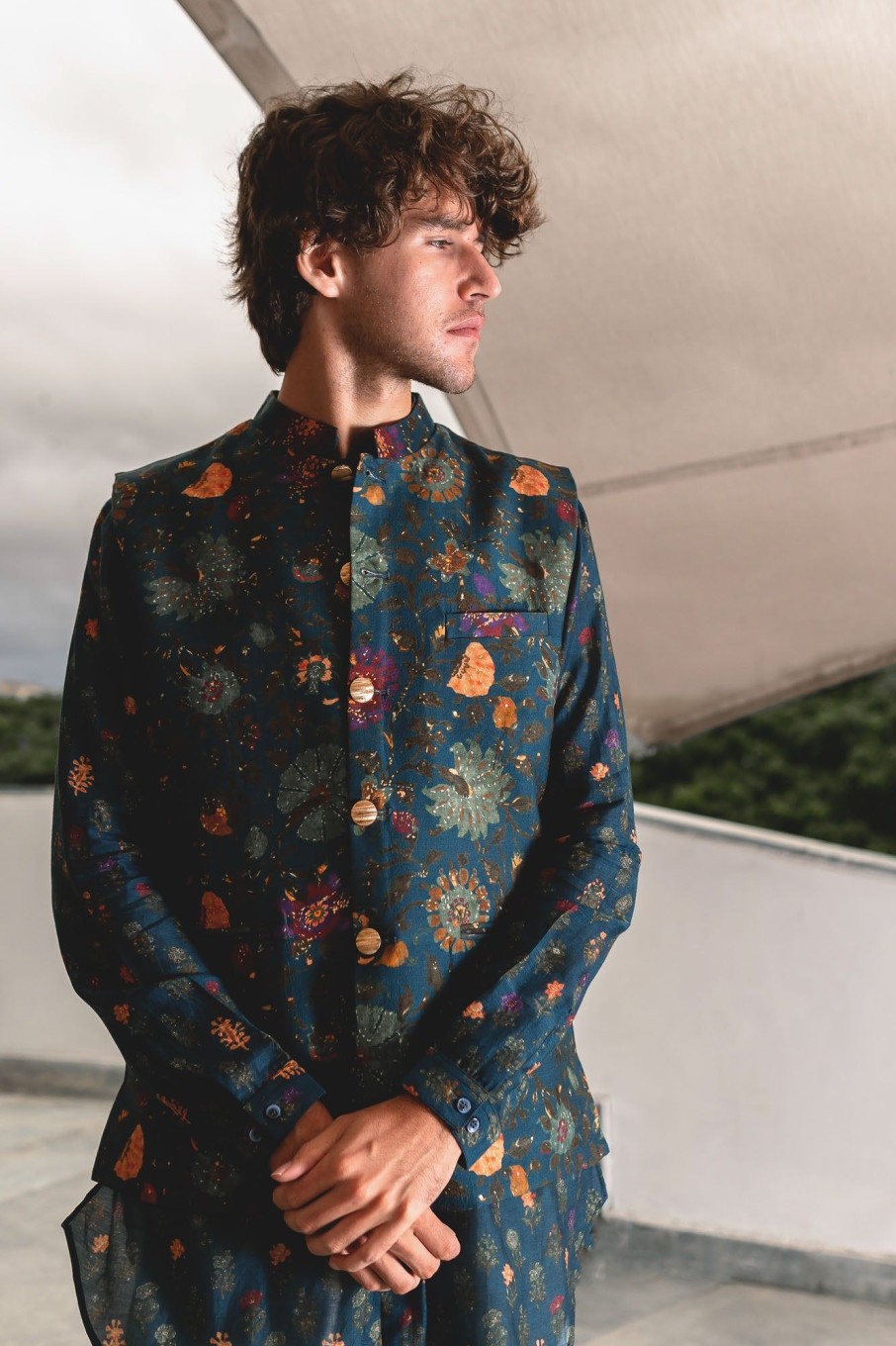 Mens Project Bandi | Peacock Ren Cotton Bandi