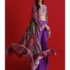 Womens Siddhartha Bansal | Violet Embroidered Shrug Gharara Set