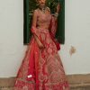 Bridal Petticoat Lane | Red Dori Embroidered Lehenga Set