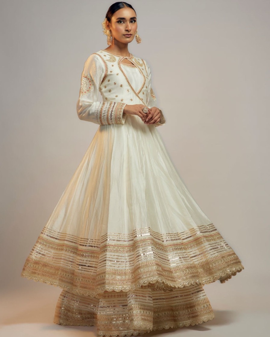 Womens Gopi Vaid | Golconda Meera Anarkali Set