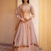 Womens Label Anushree | Beige Printed Highlighted Lehenga Set