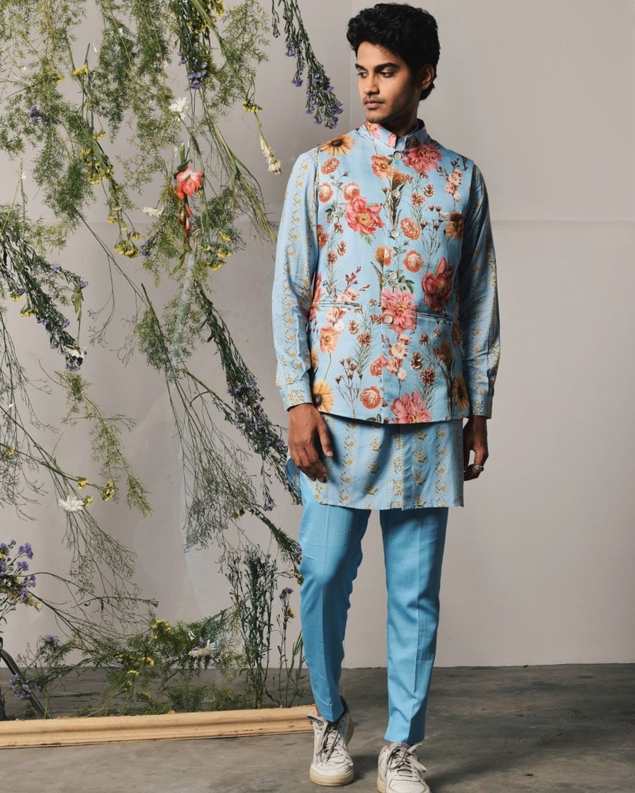 Mens Project Bandi | Sky Riviera Kurta U0026 Pajama