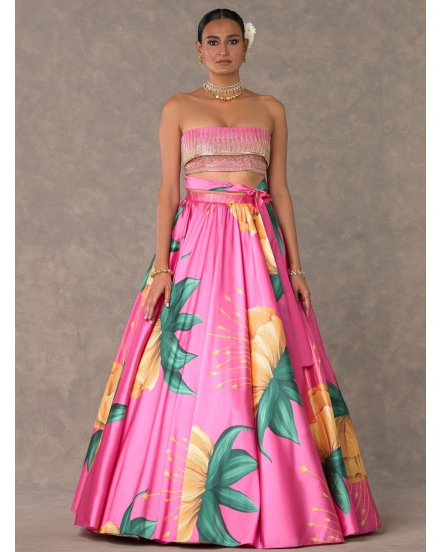 Womens House of Masaba | Rani Pink Masakali Skirt Set