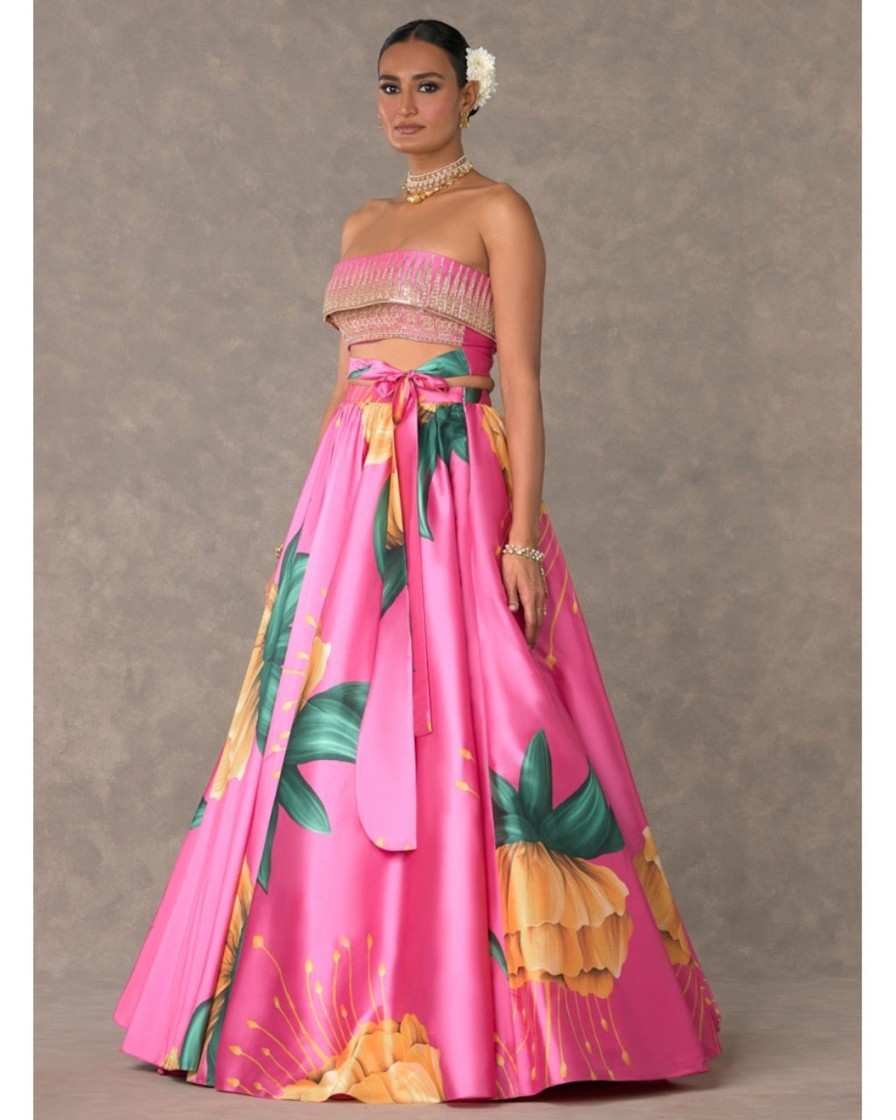 Womens House of Masaba | Rani Pink Masakali Skirt Set