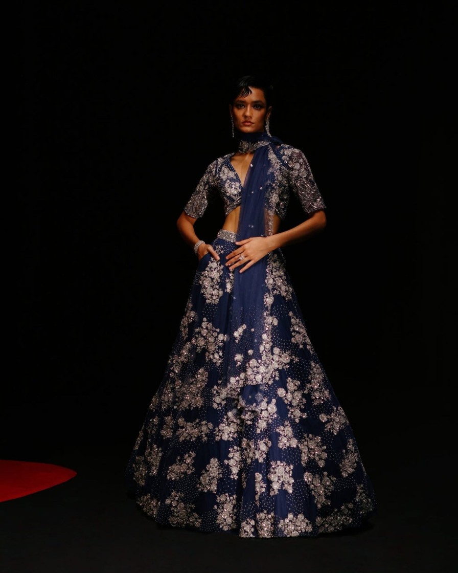 Bridal Geethika Kanumilli | Celestial Nightfall Lehenga Set