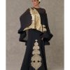 Womens House of Masaba | Black 'Son-Chidiya' Cape Set