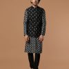 Mens House of Masaba Mens | Black Poppy Dew Bandi Set