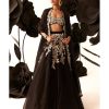 Bridal Bhumika Sharma | Black Paisley Jaal Heavy Lehenga