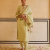 Womens Punit Balana | Mint Kurta Paired With Pants U0026 Dupatta