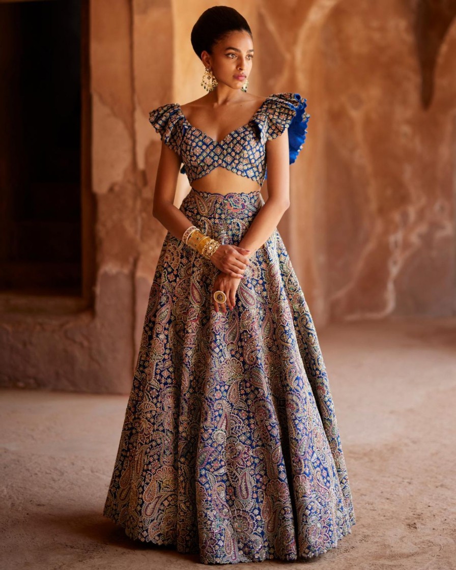 Bridal Mrunalini Rao | Tulua Lehenga Set