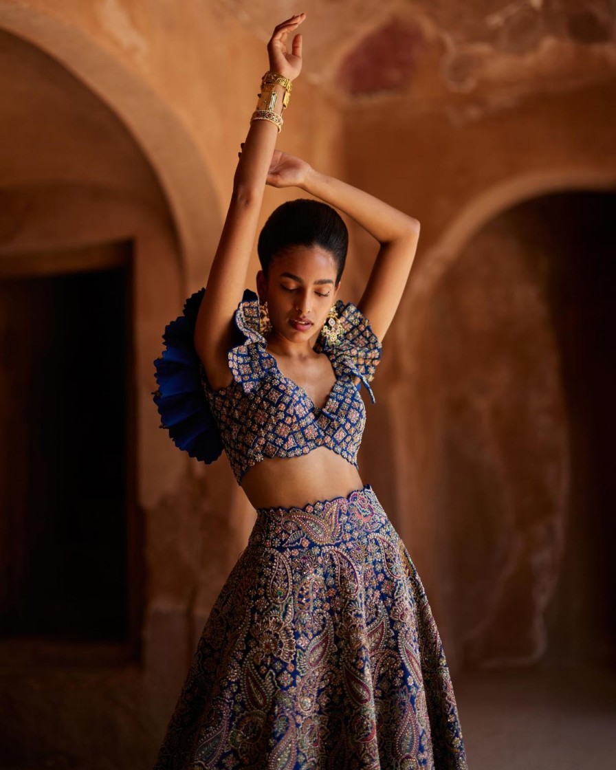 Bridal Mrunalini Rao | Tulua Lehenga Set