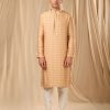 Mens House of Masaba Mens | Oatmeal Wallflower Kurta Set