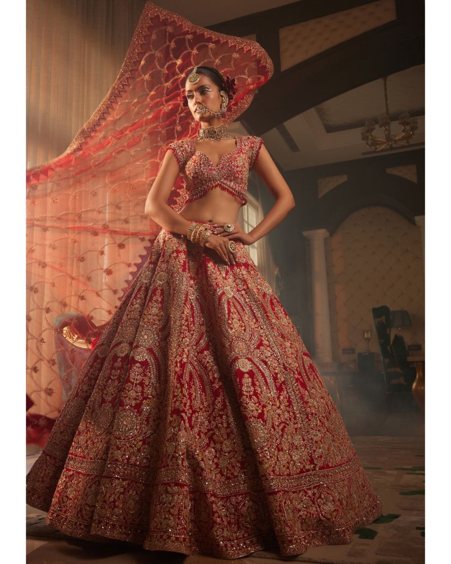 Bridal Kalighata | Alluring Lehenga Set