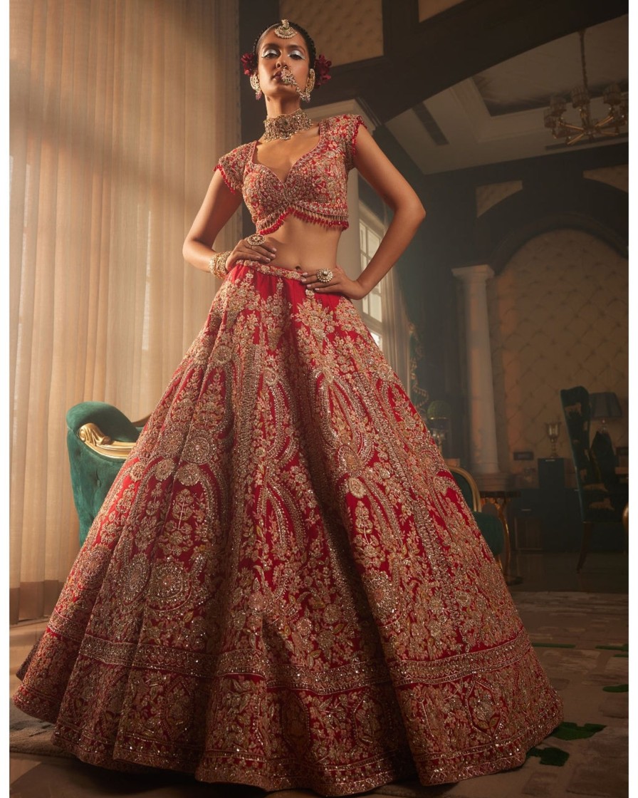 Bridal Kalighata | Alluring Lehenga Set