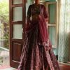 Bridal Geethika Kanumilli | Floral Foliage Lehenga Set