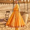 Womens Punit Balana | The Pakeezah Angarakha In Yellow