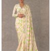 Womens House of Masaba | Mint Candy Swirl Sari Set