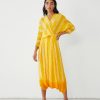 Womens Nupur Kanoi | Yellow Almond Shibori Jumpsuit