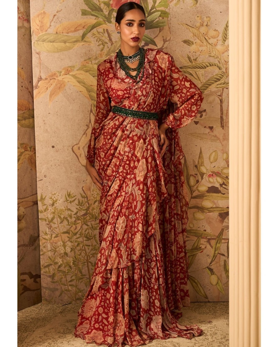 Womens Ridhi Mehra | Regal Sari Set