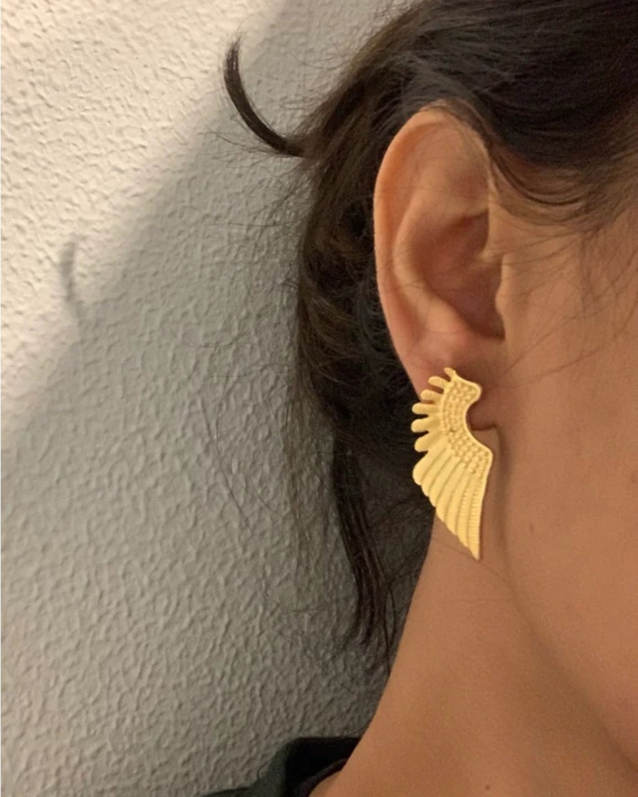 Womens KYNAH x Dhora India | Eagle Wings Earrings