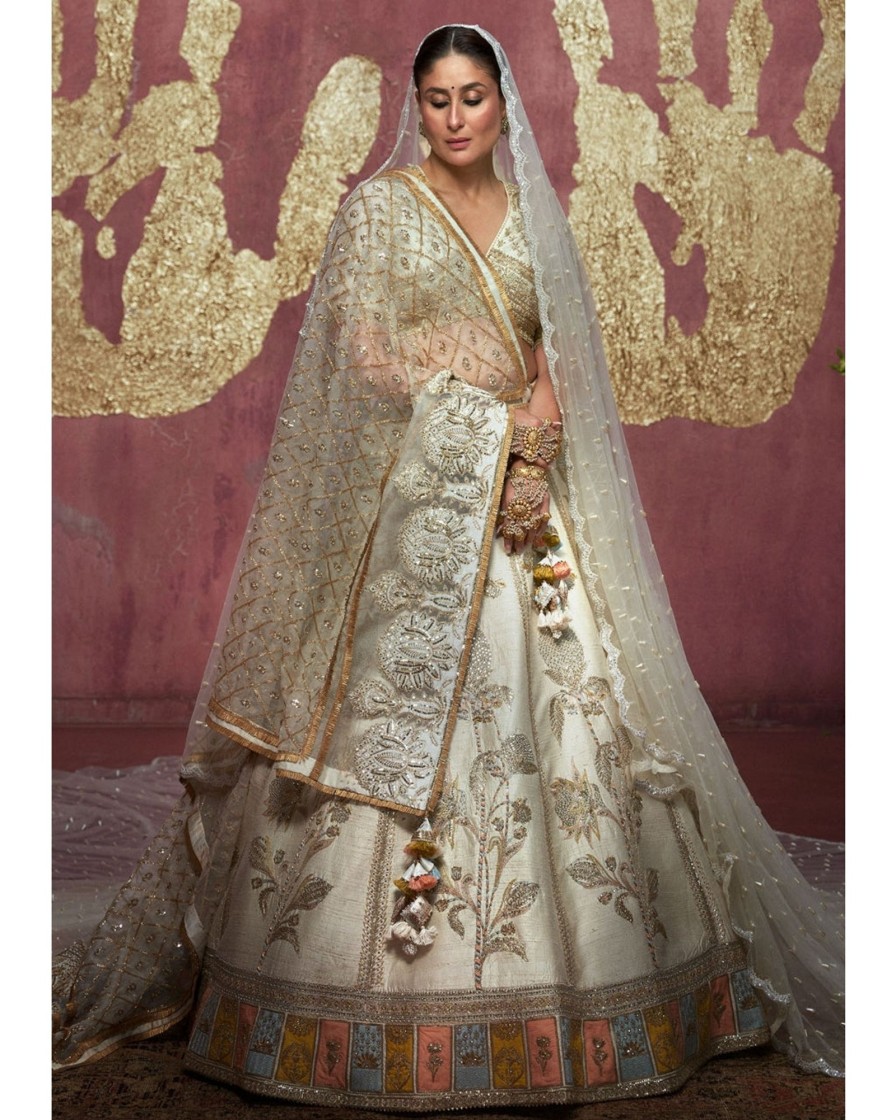 Bridal House of Masaba | Ivory Anar-Phool Lehenga