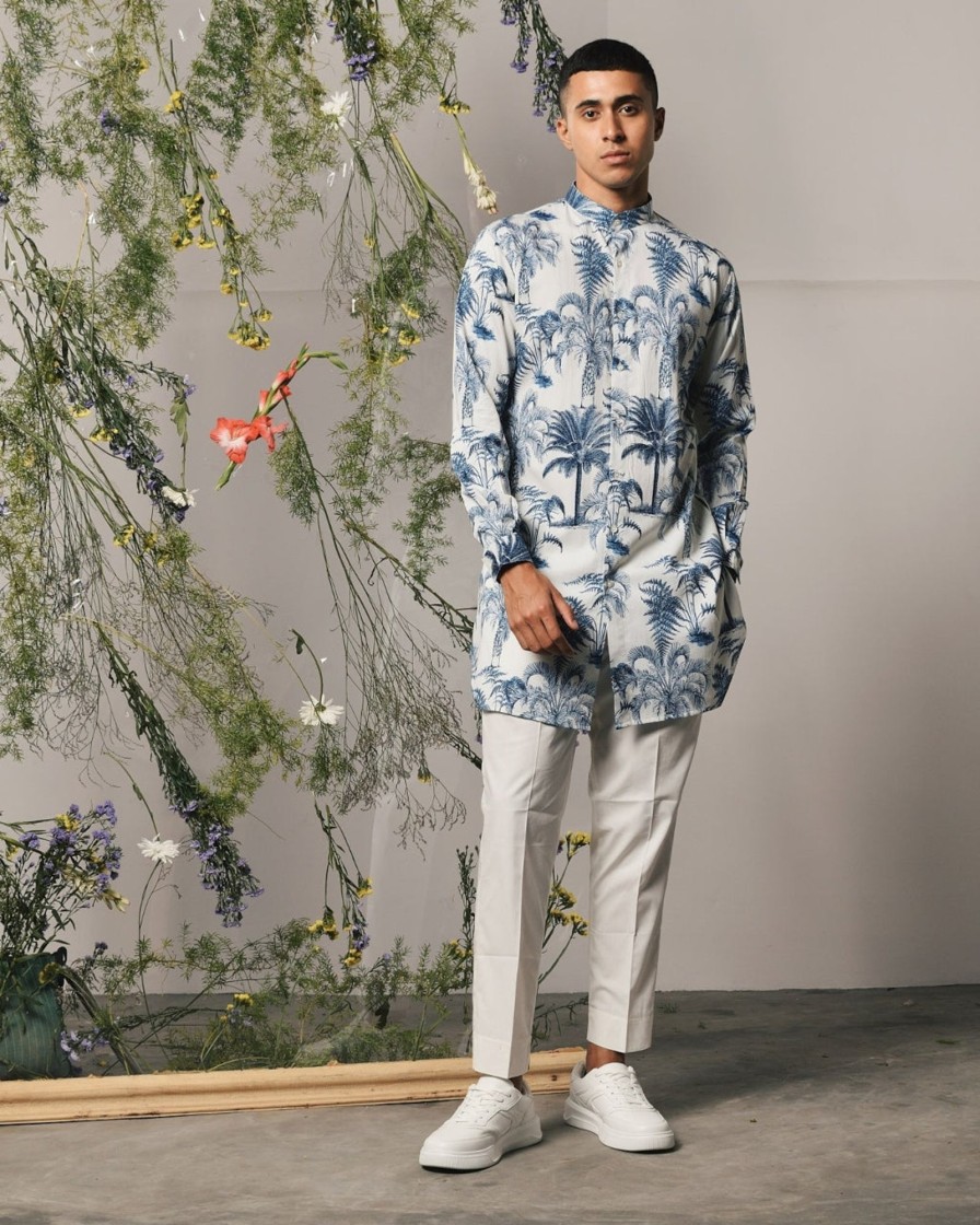 Mens Project Bandi | Indigo Palermo Kurta U0026 Pajama