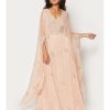 Womens KYNAH | Pink Beaded Kaftan